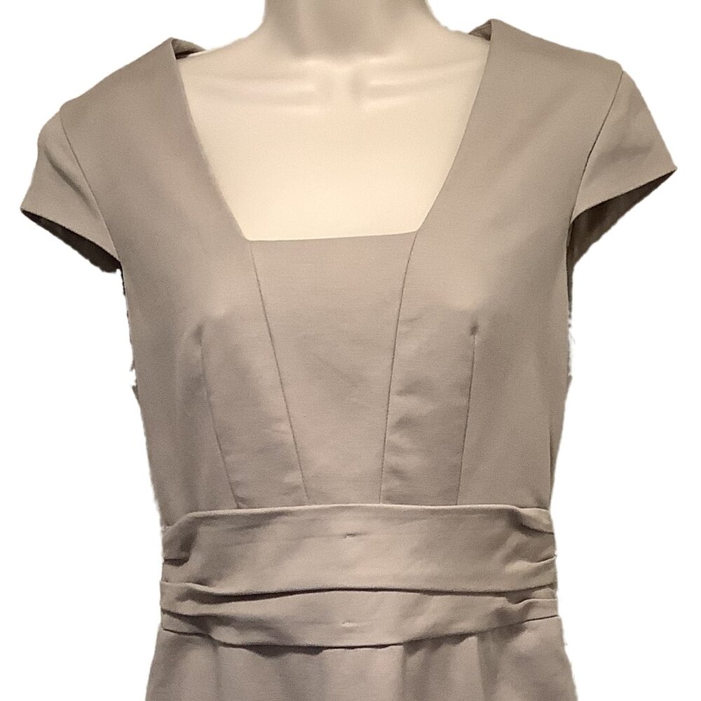 EUC Banana Republic Tan Back Zipper Dress Size: 6